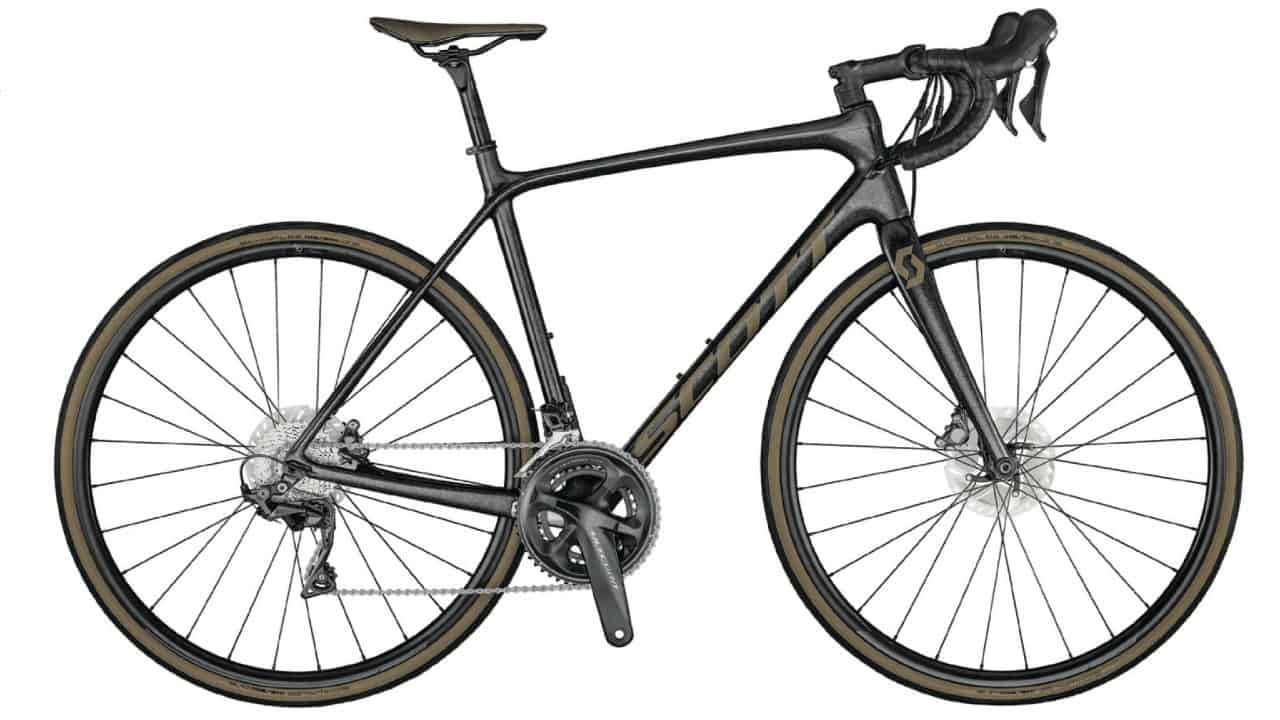 Carbon Road Bike Scott Addict 10 Disc