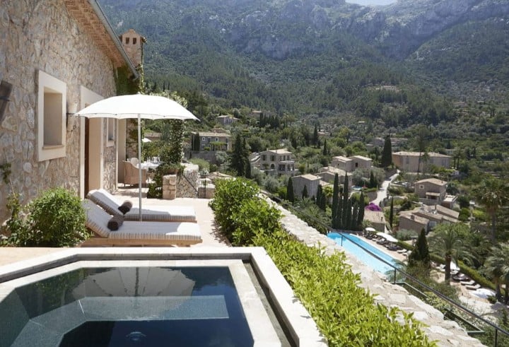 Cycling Mallorca Hotel Belmond La Residencia Suite Plunge Pool View