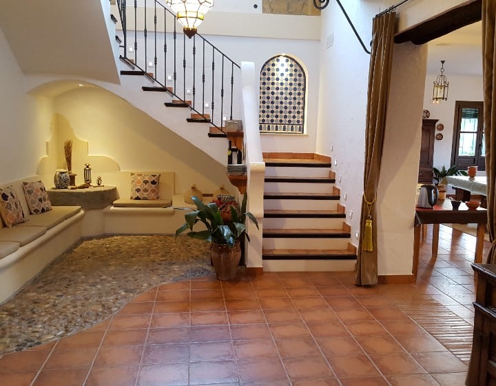 Cycling Spain Andalucia Casa Olea Staircase Hall