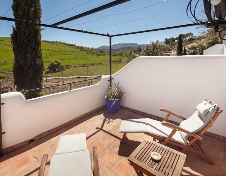 Cycling Spain Andalucia Alavera De Los Banos Room Terrace