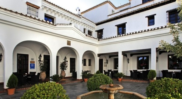 Cycling Spain Andalucia La Bobadilla Entrance Plaza