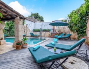 cycling mallorca can joan capo swimming pool loungers 300x233 1
