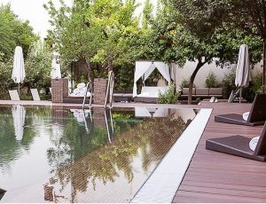 cycling spain andalucia hospes palacio del bailio swimming pool 300x230 1