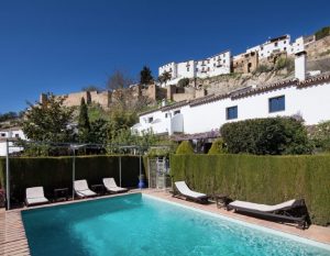 cycling spain andalucia alavera de los banos swimming pool ronda view 300x233 1
