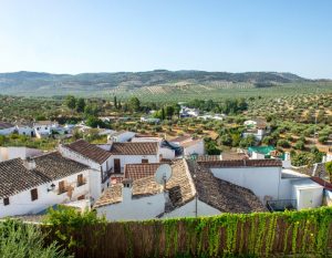 cycling spain andalucia casa don lope bedroom view 300x233 1