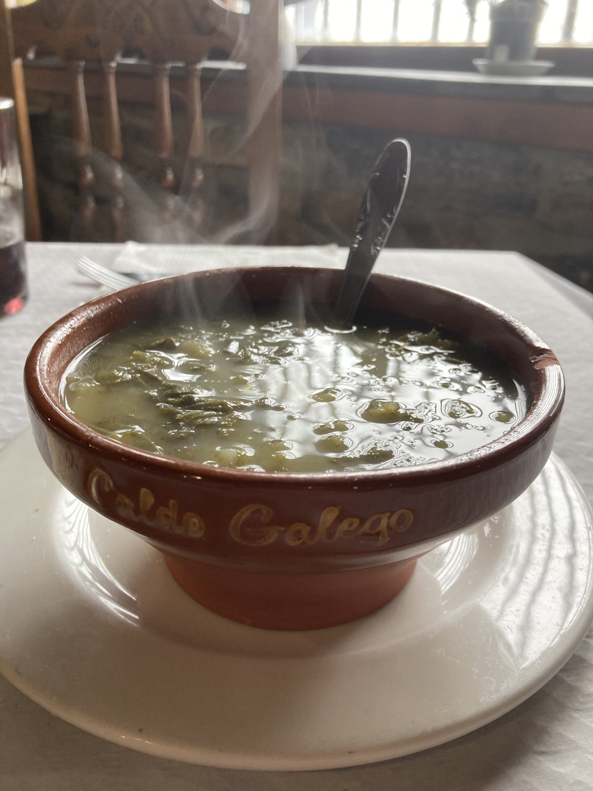 Caldo galego - traditional food in the french Camino